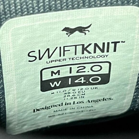 Wolf & Shepherd Swift Knit Derby – Gray/White | Size 12 main image 5